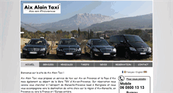 Desktop Screenshot of aix-alain-taxi.com